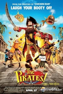 Download The Pirates Band of Misfits (2012) DVDRip CAM Audio 350MB Ganool